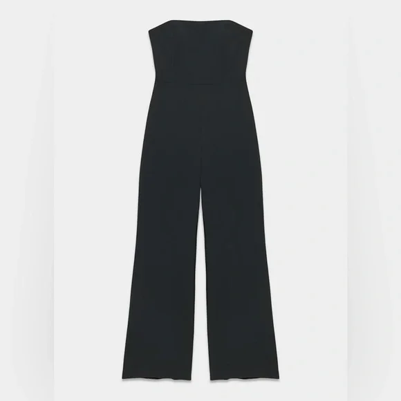 Aritzia Wilfred Black endless Strapless Jumpsuit sz 8 - Picture 5 of 8